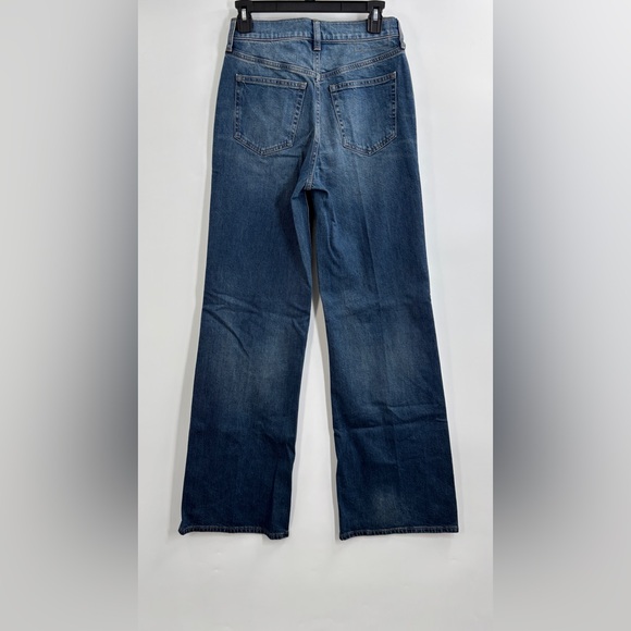 J.Crew Tall Denim trouser jean with velvet stripe 26-Tall - Picture 6 of 7